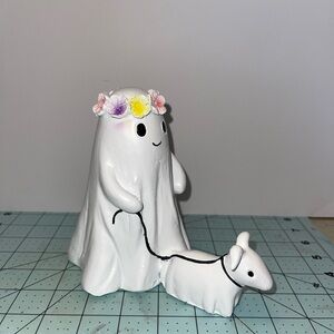 Ghost ghost girl walking ghost dog